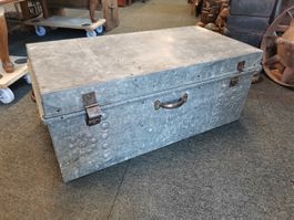 Alte Expetitionskiste, Metallkiste, Alte Metallbox, Box, Kis