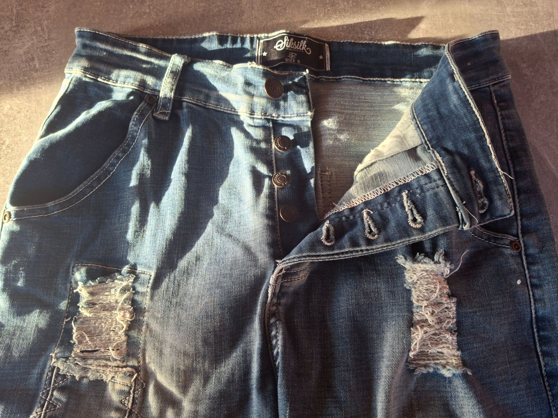 Siksilk Jeans: Pantalon jeans bleu taille S marque Siksilk – Usato da Villiers venduto da san_jn5w 3