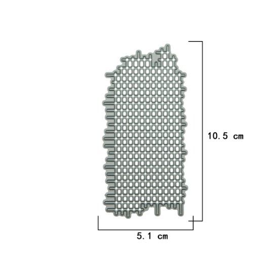 Sciablone: Neue Stanzschablone  Gitter / Hintergrund – Nuovo e nell'imballaggio originale da Effretikon venduto da wenuss 2