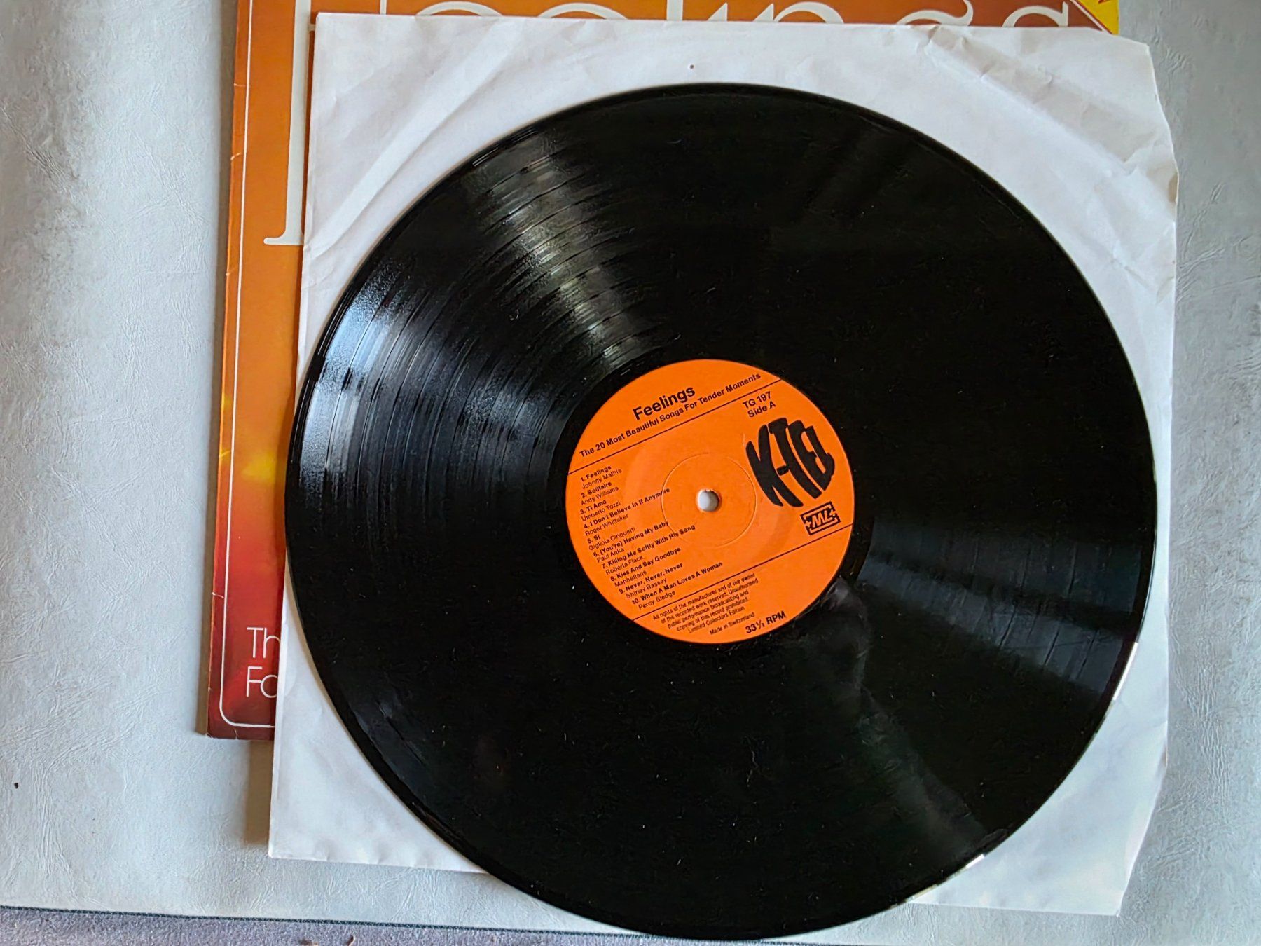 Dischi in vinile: LP: Feelings - Ktel - 1978 – Usato da Walterswil BE venduto da Lonitti 3