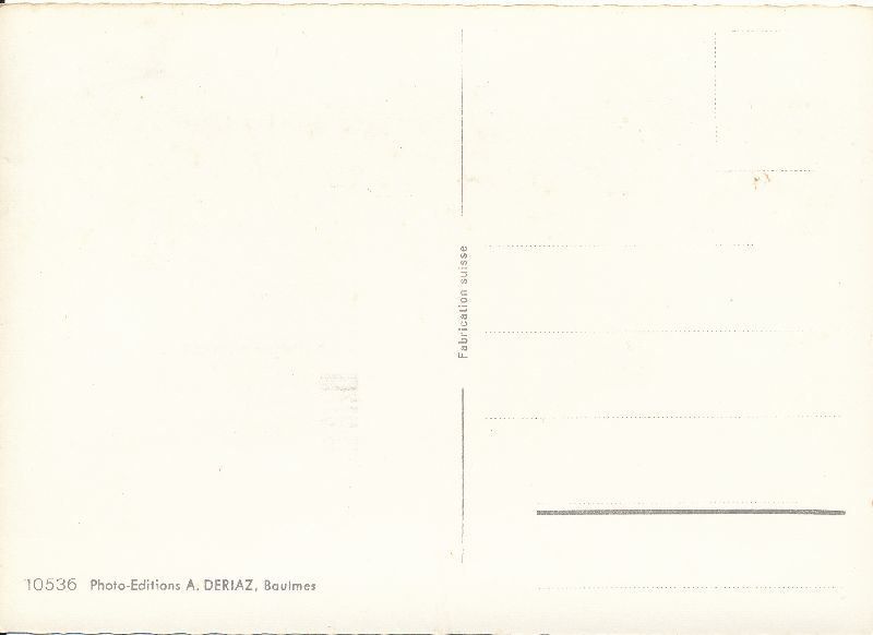 Ansichtskarten: Le Sentier - et l'Orient + c1960 – Gebraucht aus Emmenbrücke von teestube 1