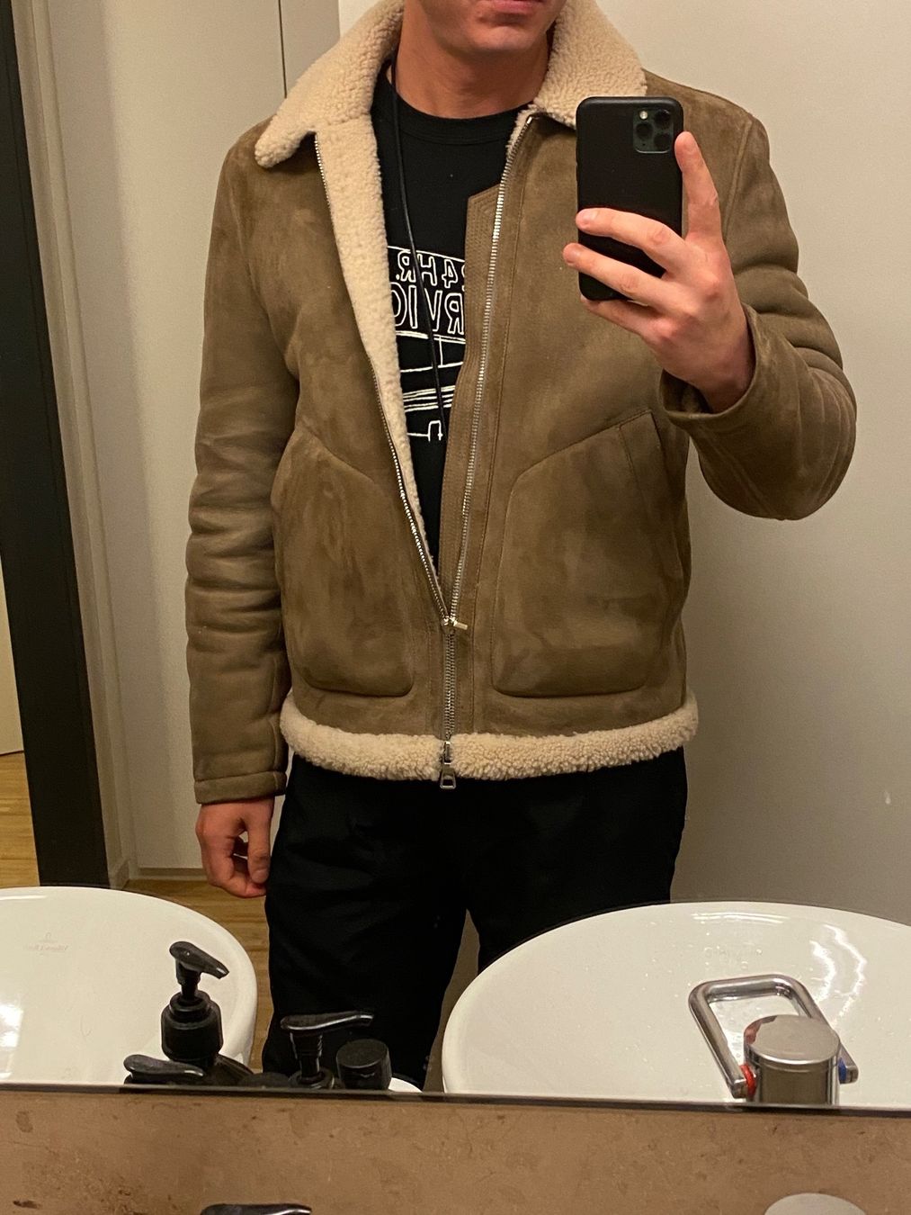 Giacche: Shearling Suede Trucker Jacket – Usato da Winterthur venduto da ivan12891 4