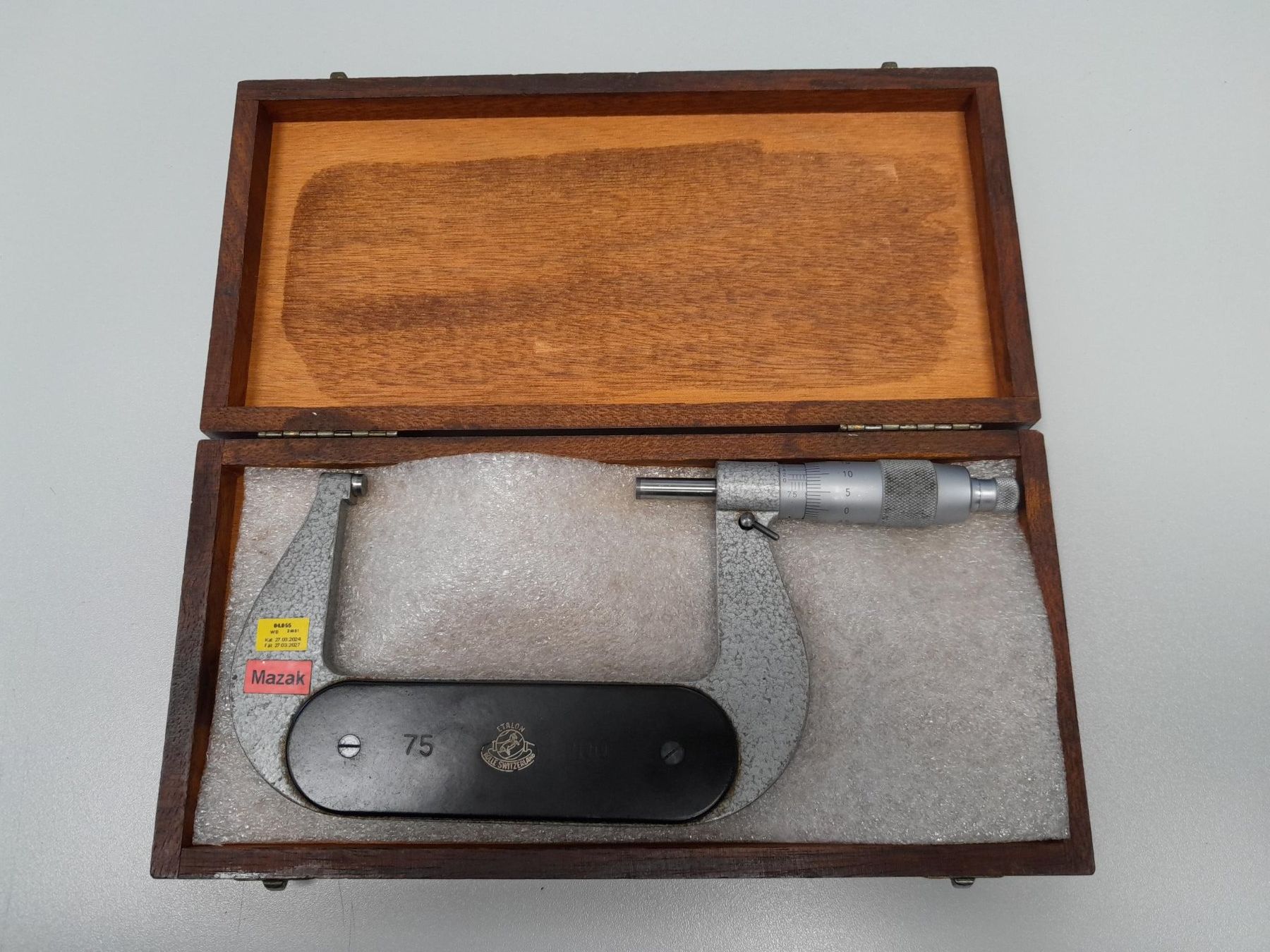 Misurare: Etalon Mikrometer Bügelmesschraube 75-100mm – Usato da Rümlang venduto da BKCH 2