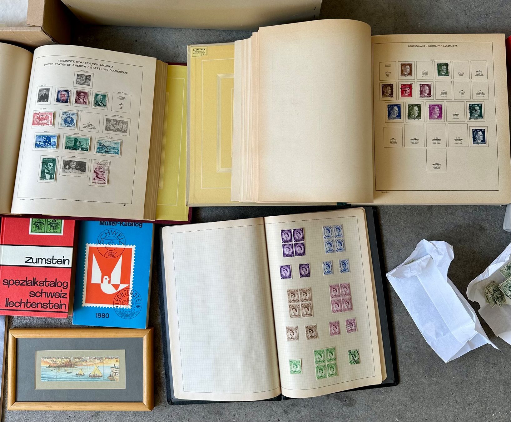 Tutti i francobolli: BRIEFMARKENSAMMLUNG AB 1.-!!! – Usato da Zürich venduto da NIKI777 3