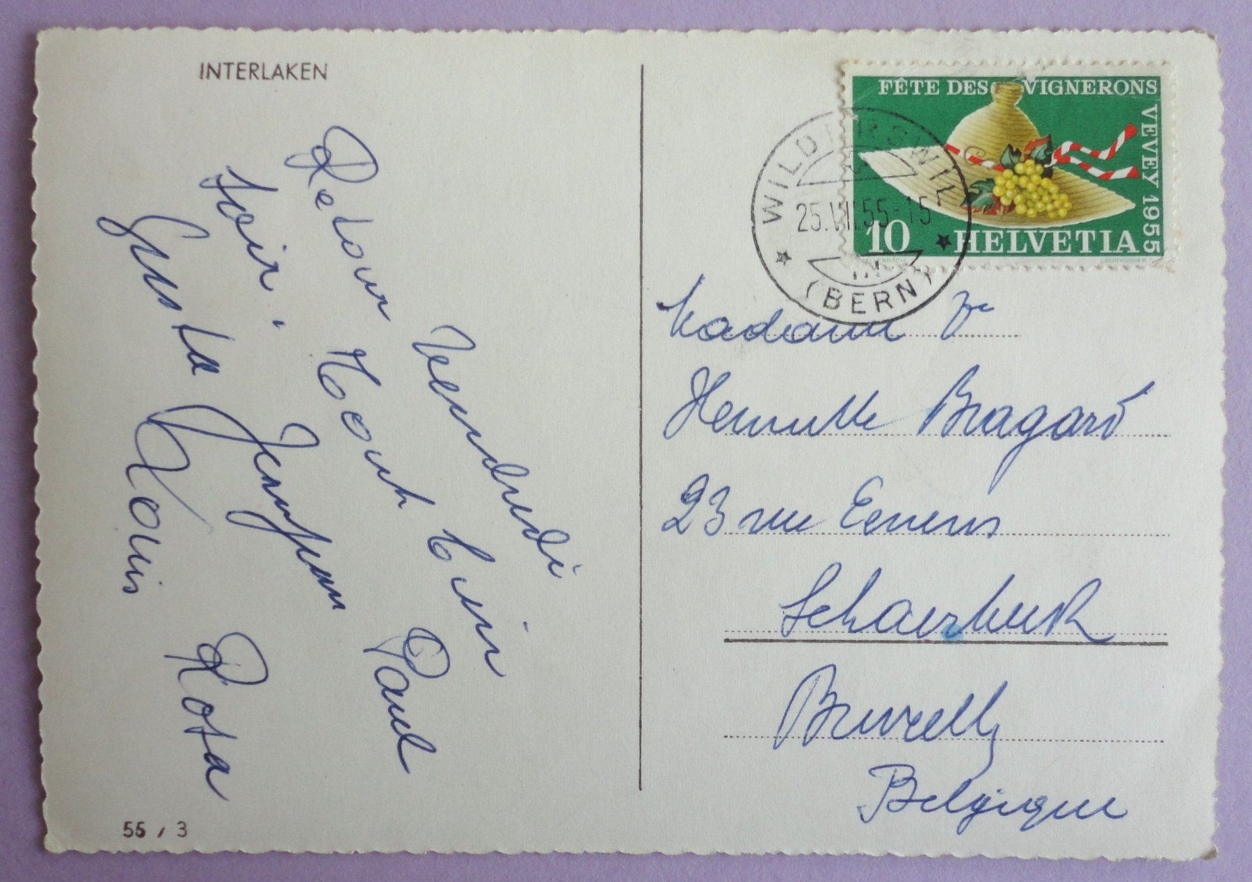 Cartes postales: Interlaken – D'occasion à Fétigny par Billy2miny 1