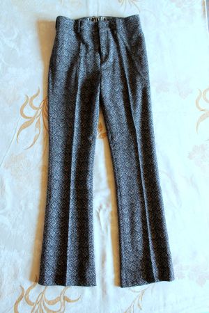 Drykorn * gemusterte HOSE mit Bundfalten  32/34 XS