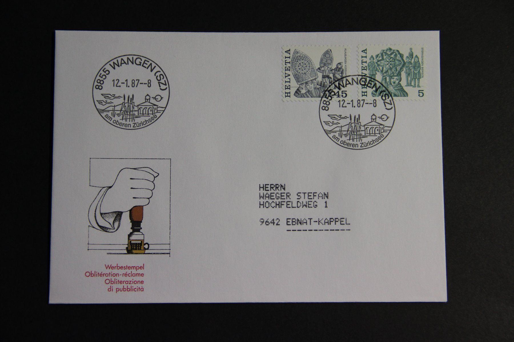 Tous les timbres: Schweiz 1987 - 8855 Wangen SZ – Neuf (Voir description) à Jona par Southafrica07