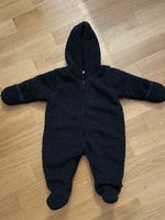 Zwei Plüschoverall / Winteroverall, Gr. 62