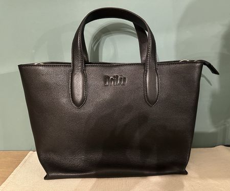 DriLu Leder Handtasche - Schwarz