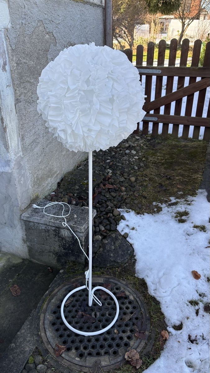 Ikea Lampade: IKEA VINDKAST Stehlampe weiss – Usato da Seengen venduto da sa_land