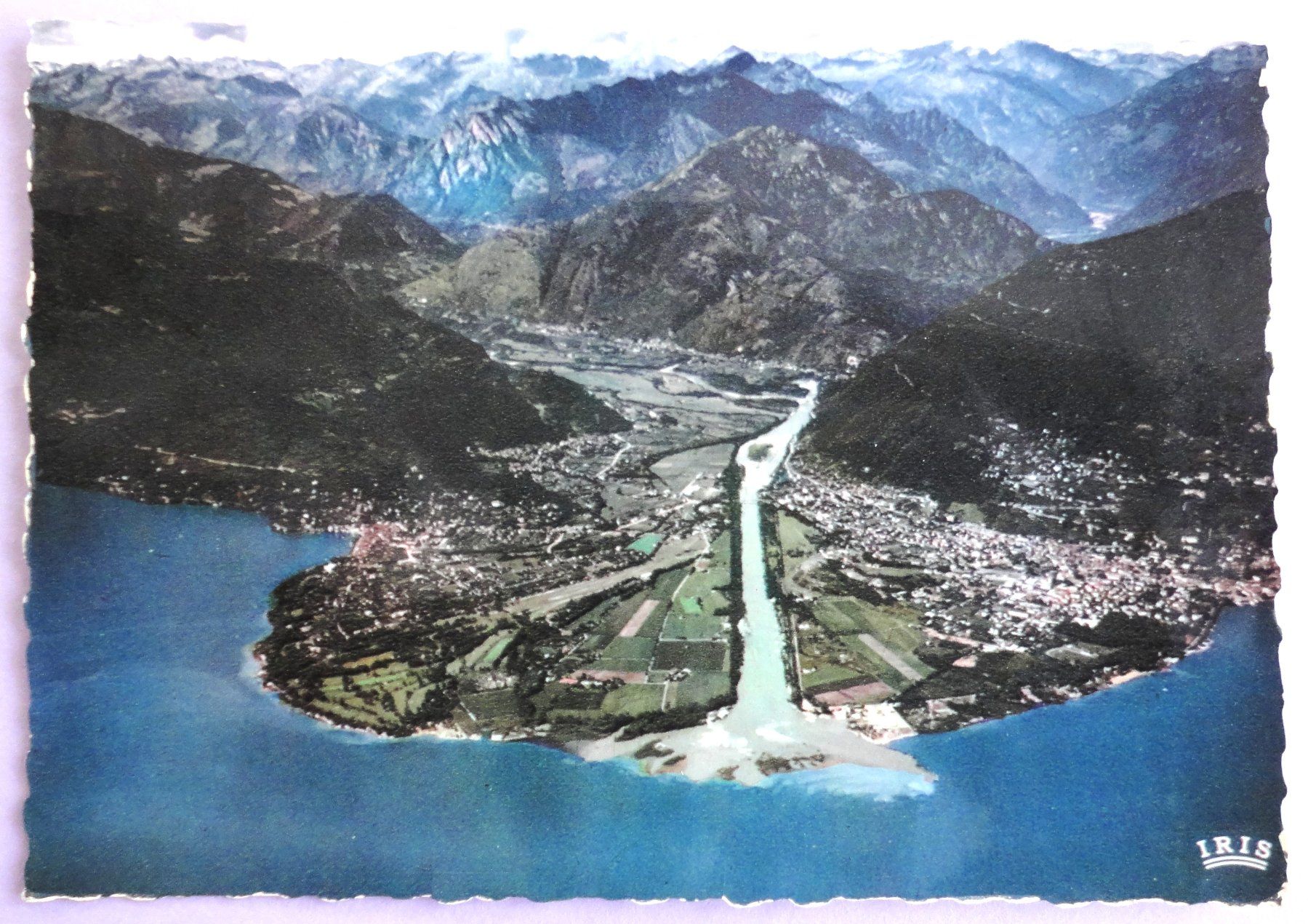 Cartoline postali: Lago Maggiore, Delta della Maggia – Usato da Fétigny venduto da Billy2miny