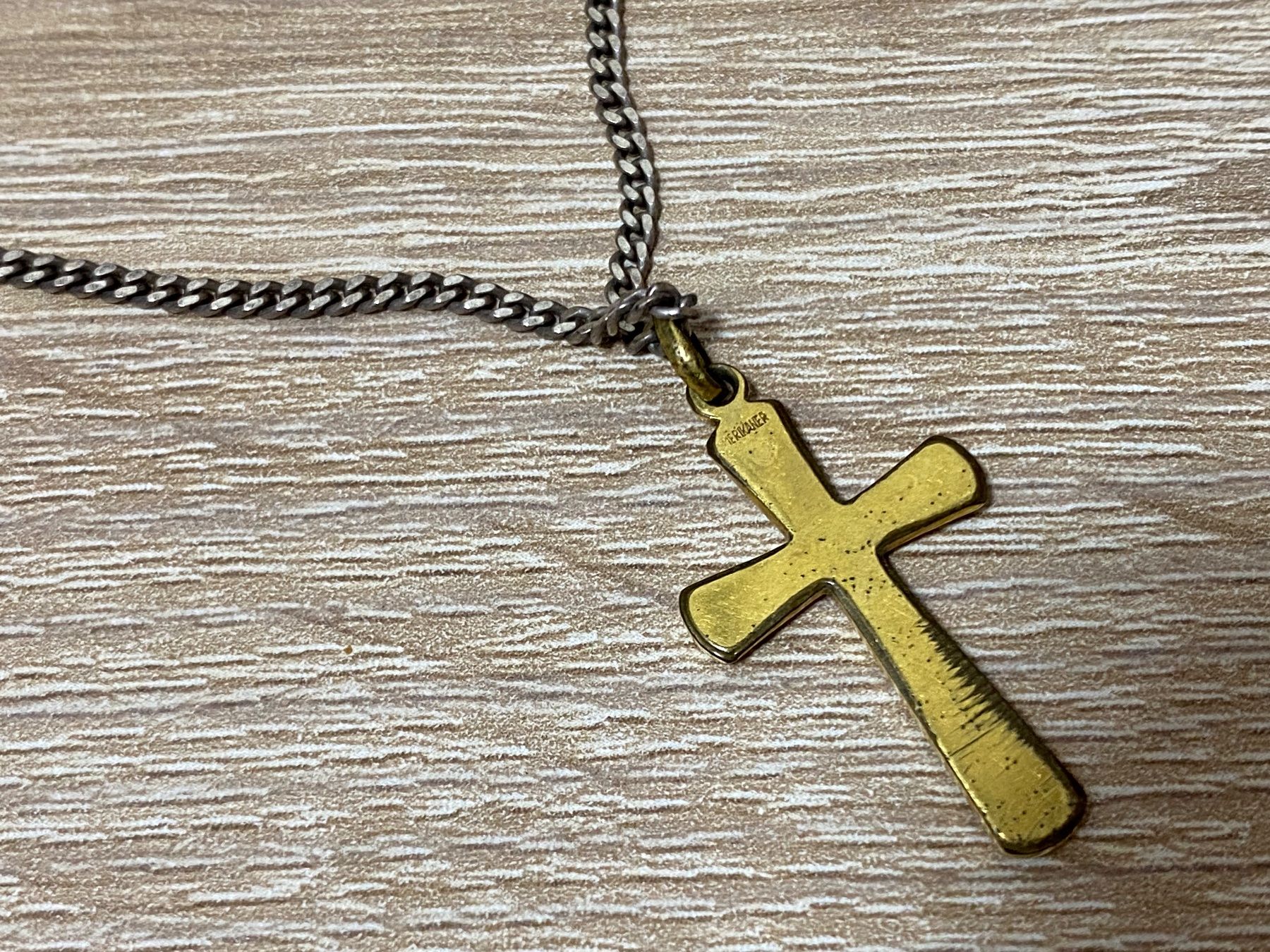 Anhänger: Anhänger Kreuz, Stempel  "Merikaner" – Gebraucht aus Bösingen von Trigusik 6