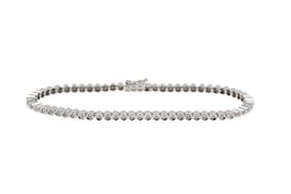 Riviere Bracelet mit 2.02ct Brillanten 18K Weissgold *S4548