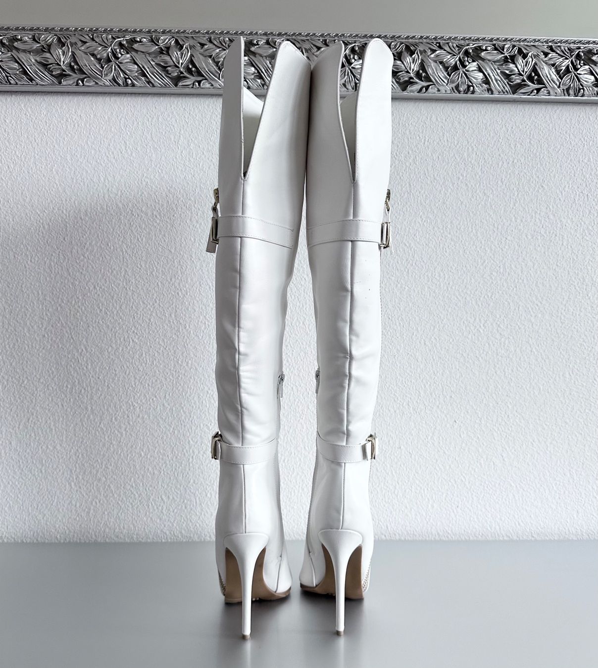 Scarpe da donna: Overknee High Heel Boots white size 39 – Nuovo (secondo la descrizione) da Zürich venduto da smackpix 1
