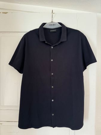 Vintage Emporio Armani Hemd / T-Shirt aus Baumwolle
