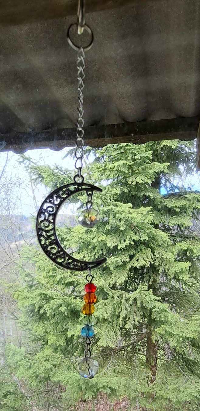 Tutte le decorazioni: Sonnenfänger" Mond mit Kristallen, Deko – Nuovo (secondo la descrizione) da Plagne venduto da Reticulum01 4