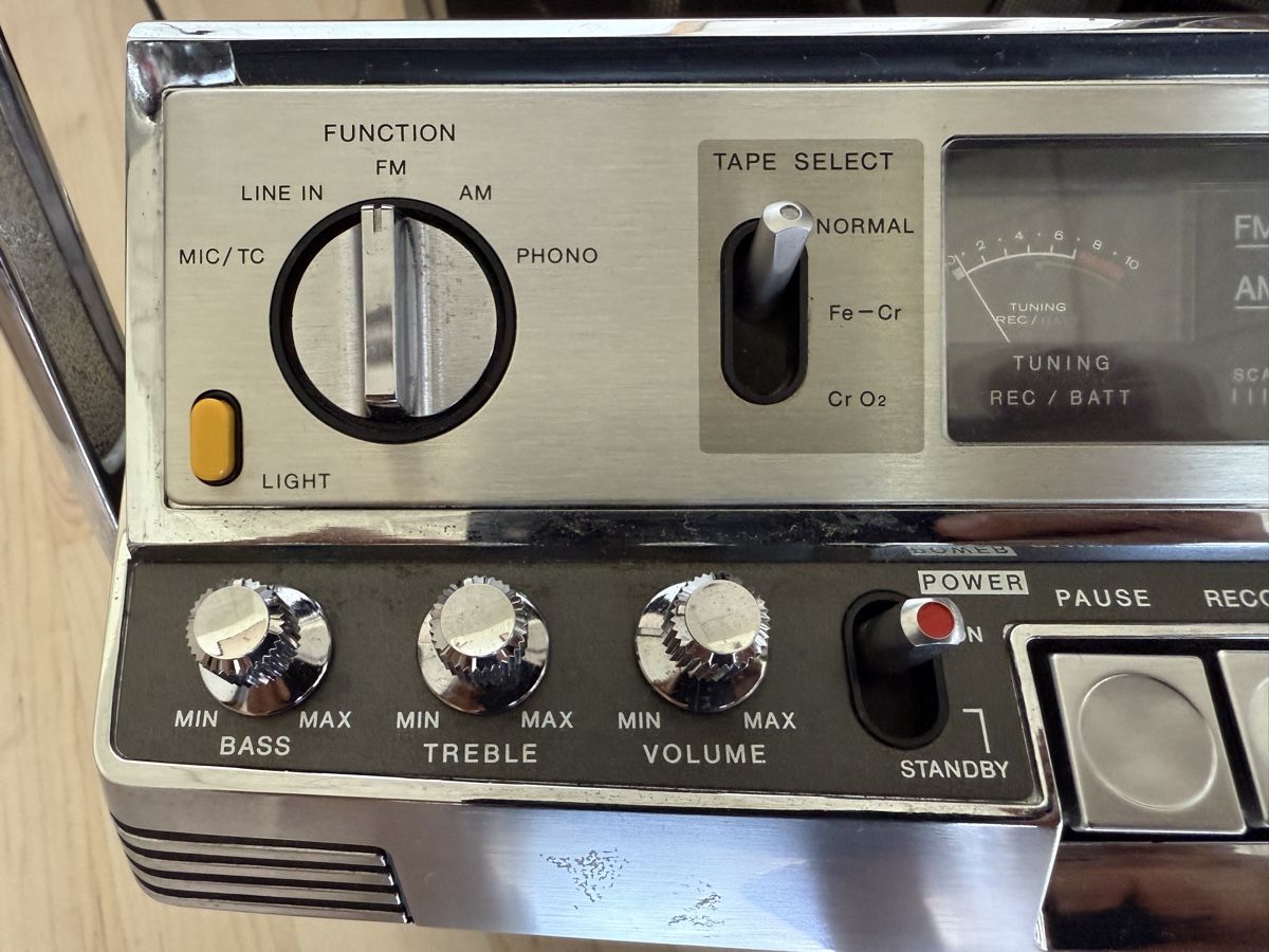 Sony Radio: SONY CF-580 Ghettoblaster Boombox 1976 – Usato da Zürich venduto da Geniuss 5