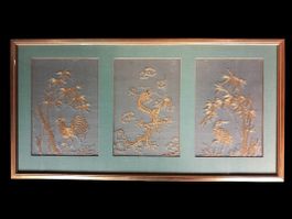 Asiatisch Wandbild Tiermotive