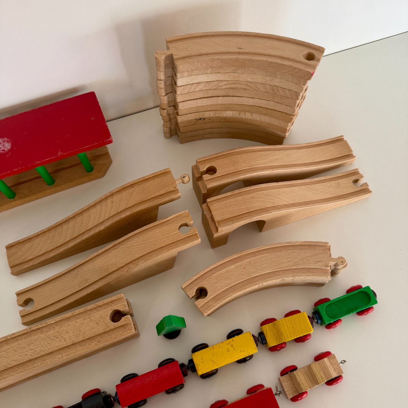 Giocattoli: Holz Eisenbahn Set mit diversem Zubehör – Usato da Balzers venduto da dassandro 4