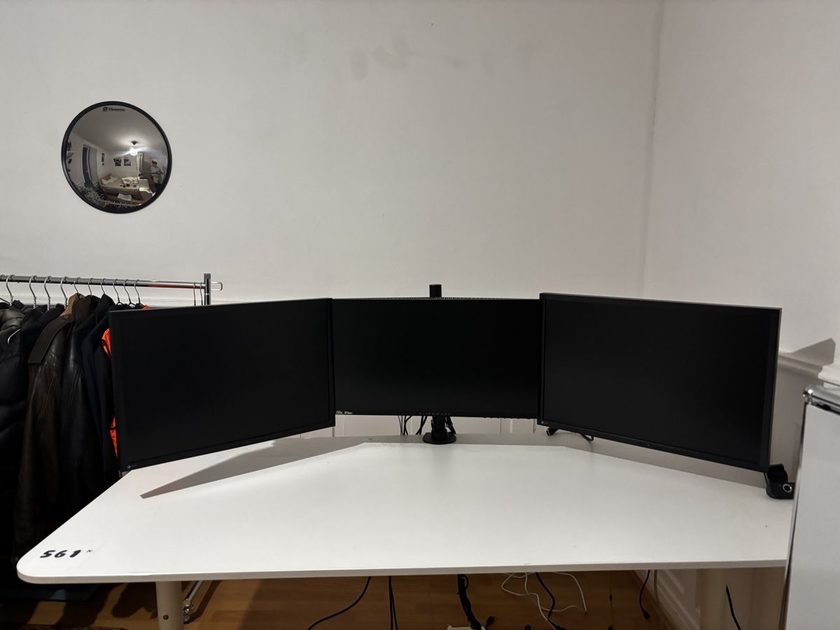 Eizo Monitor: Monitorhalterung schwarz inklusive 2x eizo ev2436W – Usato da Zürich venduto da _e1i0 2