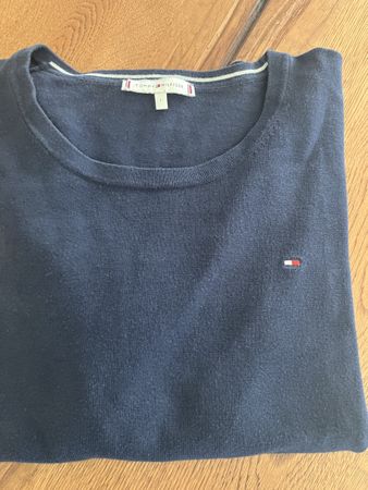 Tommy Hilfiger Baumwoll Pullover Gr.L , dunkelblau( Versand 