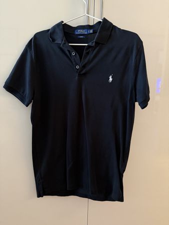 Polo Ralph Lauren Polohemd schwarz Grösse M Slim Fit