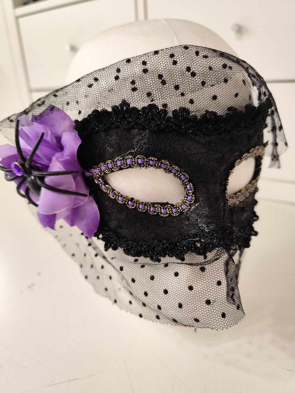Costumi: Maske mit Spinne / Fasnachtskostüm – Nuovo (secondo la descrizione) da Uster venduto da NEVERLASTTRADING 2