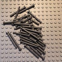 Lego 11x Stange dunkelgrau (bb0219)