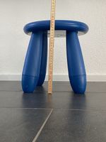 IKEA Hocker blau Kinder MAMMUT 30 cm Höhe