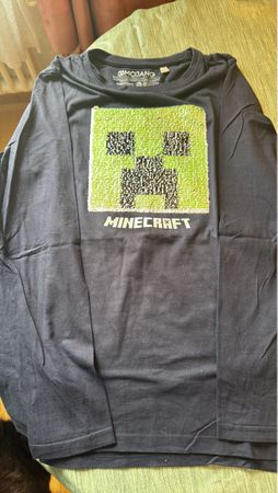Minecraft Langarmshirt, Grösse 170/176  Top Zustand!