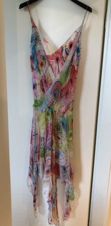 Diane von Furstenberg robe perlée rose neuve!