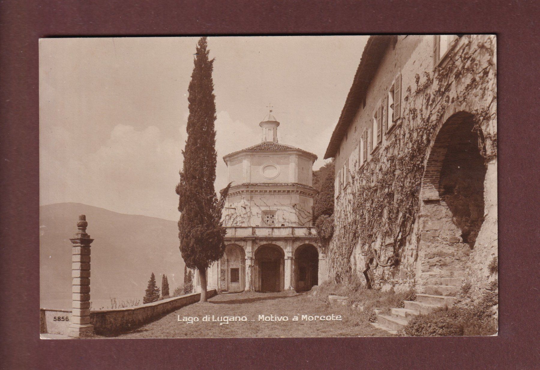 Cartoline postali: MORCOTE - Motivo - 1923 – Usato da Pully venduto da nicecards-shop