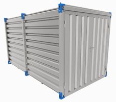 4m Lagercontainer, Blechcontainer RST AG