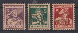 Pro Juventute 1916 Trachtenbilder ** - Kat. 75.--