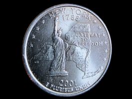 AMERIKA 1/4 DOLLAR 2001 P