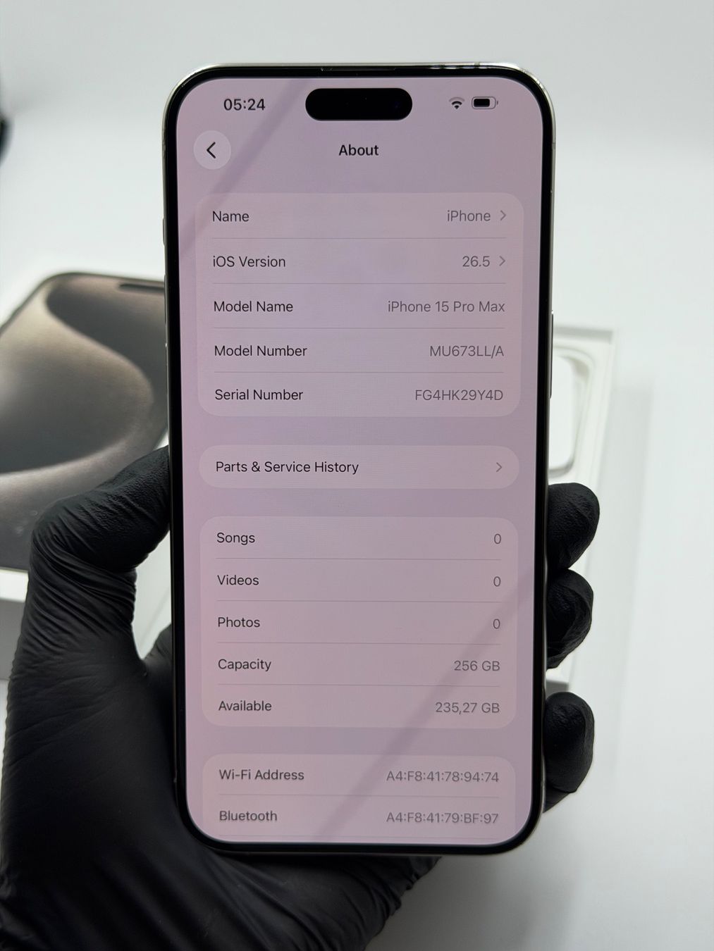 Apple Telefoni cellulari / Smartphones: IPhone 15Pro Max 256GB Weiss – Usato da Campocologno venduto da ReplaceHub 6