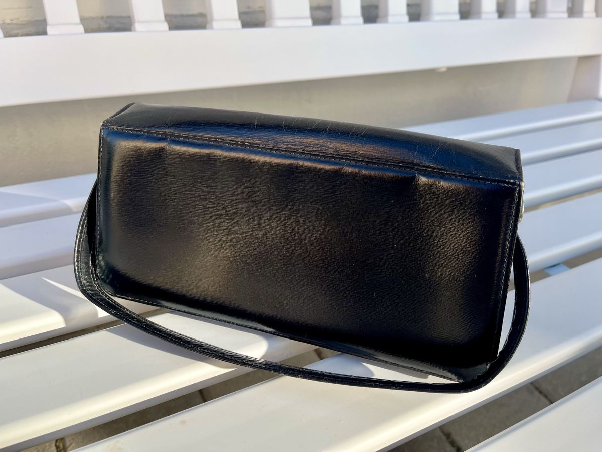 Borse da donna: Retro Handtasche Leder schwarz – Usato da Rhäzüns venduto da duudii 2