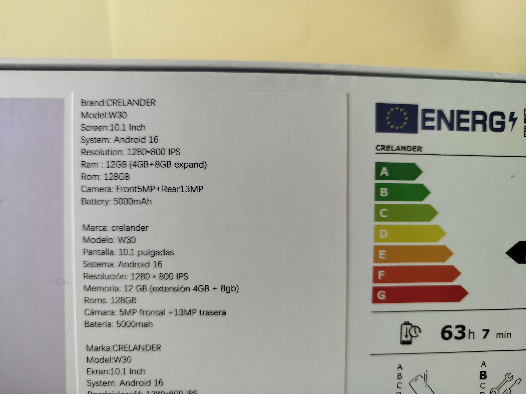 Tablet PC: Tablet Crelander W30 – Gebraucht aus Rubigen von Honda750 3