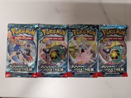 4x Pokémon Journey Together Booster – Sealed EN