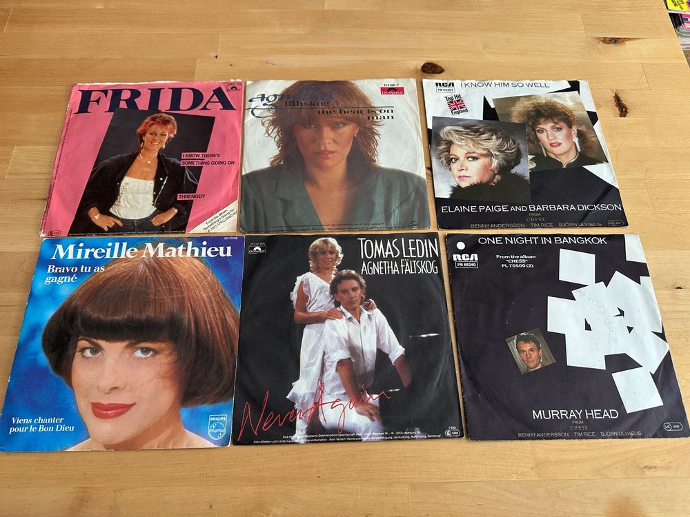 ABBA FRIDA AGNETHA CHESS rare Singles inkl Mireille Mathieu (Gebraucht ...