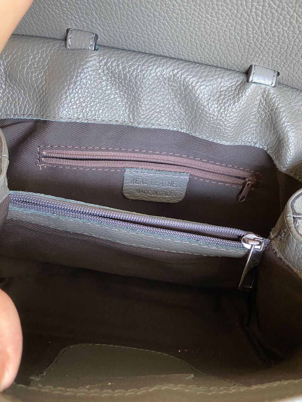 Borse da donna: Ledertasche m. Bambooverschluss Designer Style – Usato da Besazio venduto da lionheart63 6