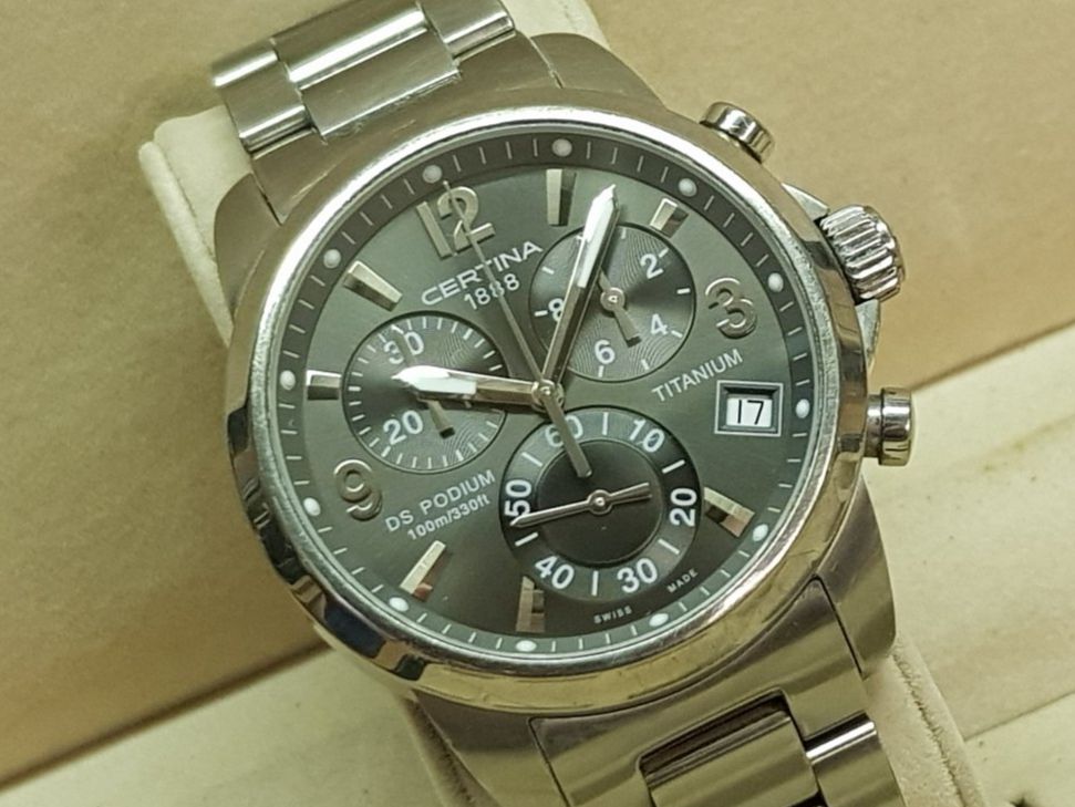 Certina Orologi: Certina DS - Podium Titan Chronograph – Usato da Schöftland venduto da Topdeal4 1