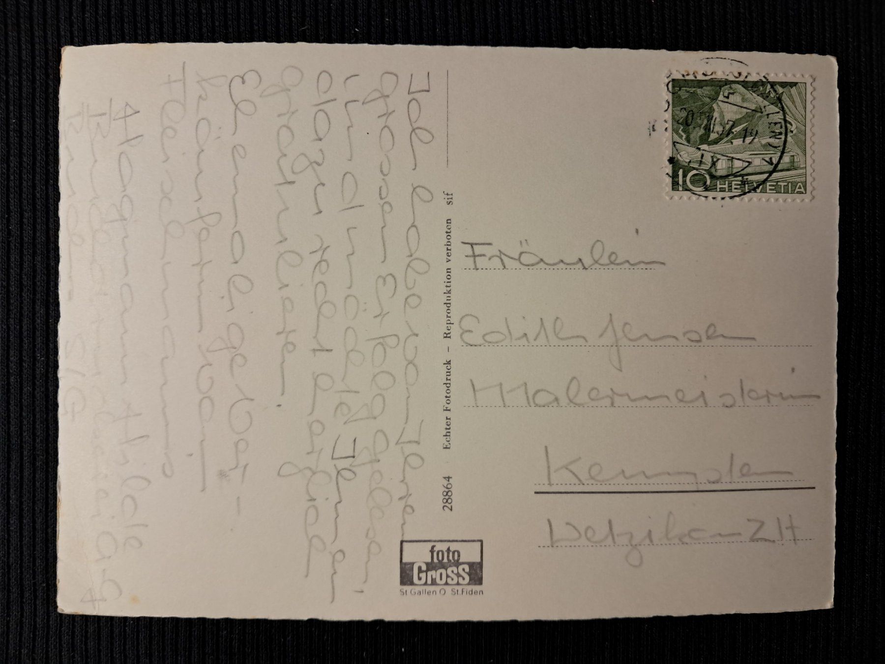 Cartoline postali: BUCHS - WERDENBERG 1957 . – Usato da Ponto Valentino venduto da giorgia06 1