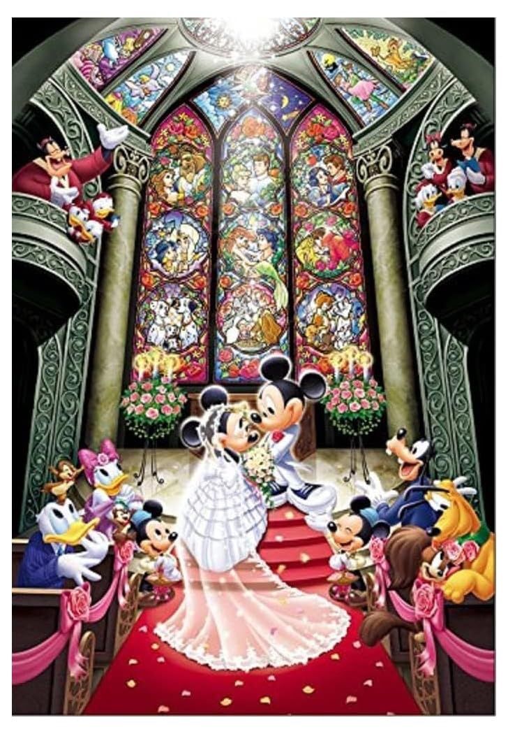 Puzzle: Puzzles de mariage Disney 1000 pièces – Usato da Monts-de-Corsier venduto da mon_rp2m