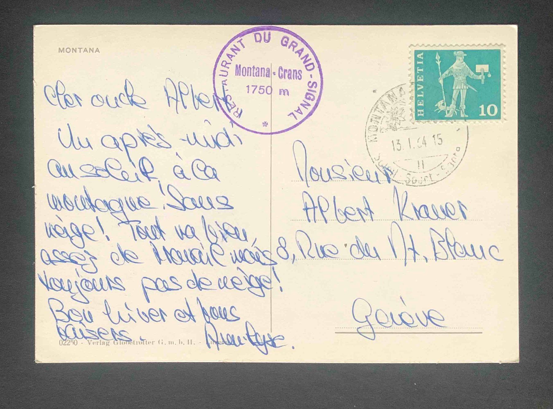 Cartoline postali: AK Montana – Usato da Goldau venduto da artelier1 1