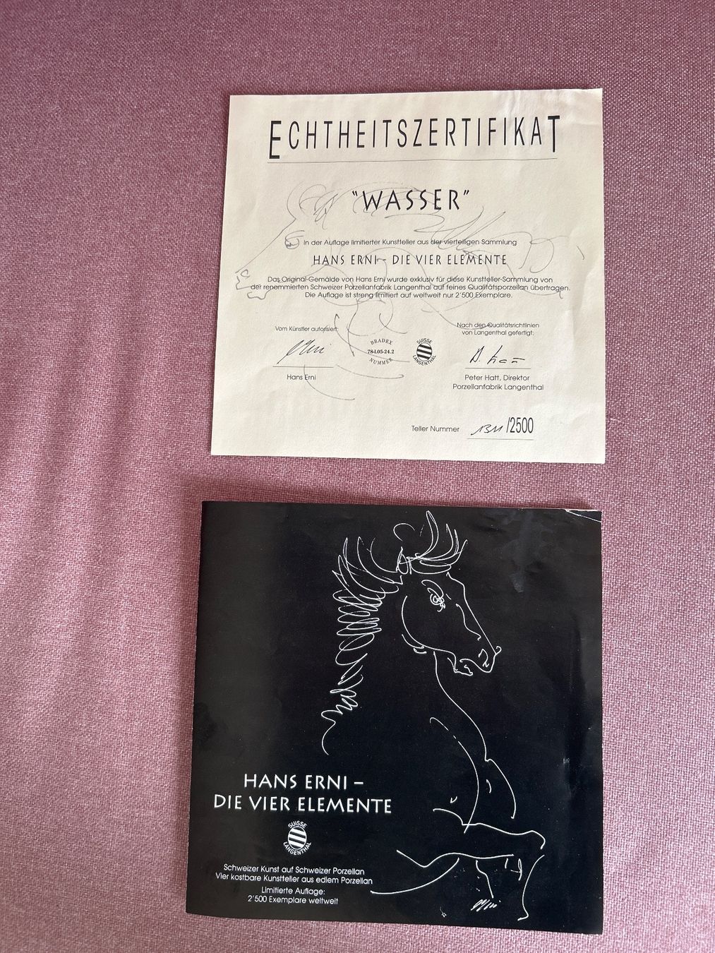 Piatti: Hans Erni die vier Elemente – Usato da Wolfhausen venduto da Antilope01 5