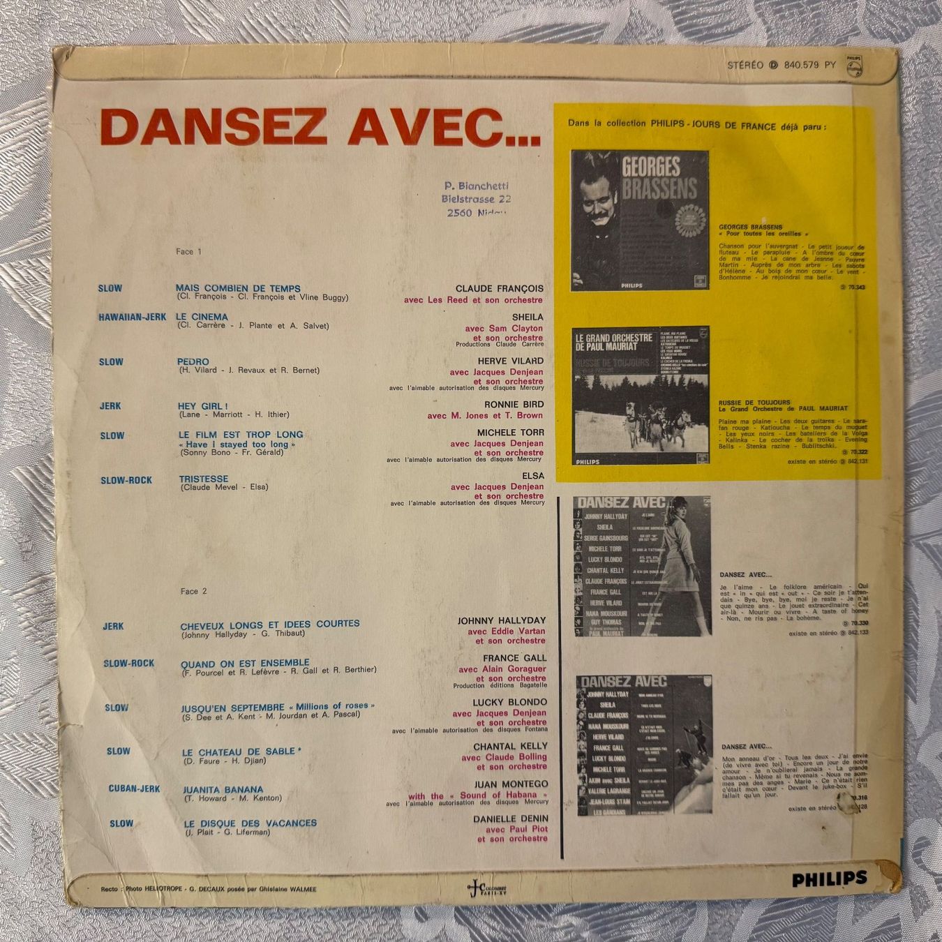 Dischi in vinile: DANSEZ AVEC... – Usato da Zürich venduto da fehlton 1