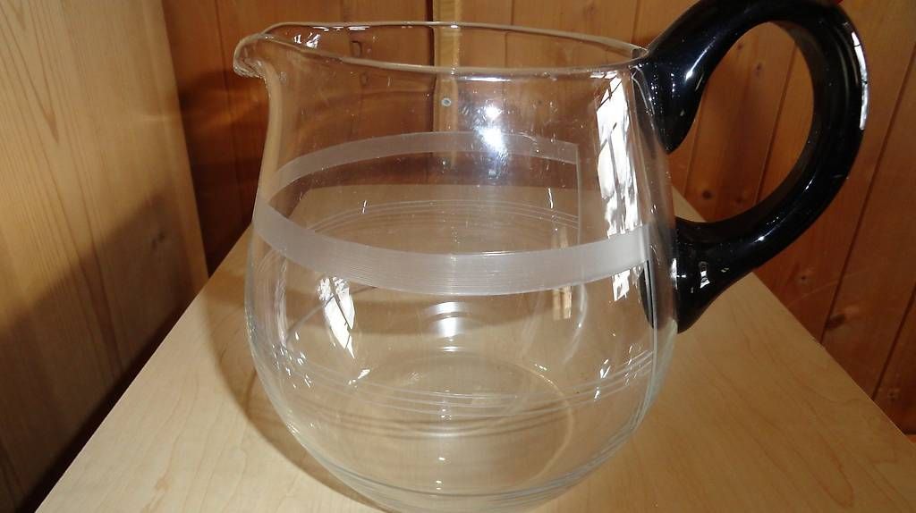 Caraffe: Toller Glaskrug/ Wasserkrug – Usato da Gstaad venduto da Meiel2020