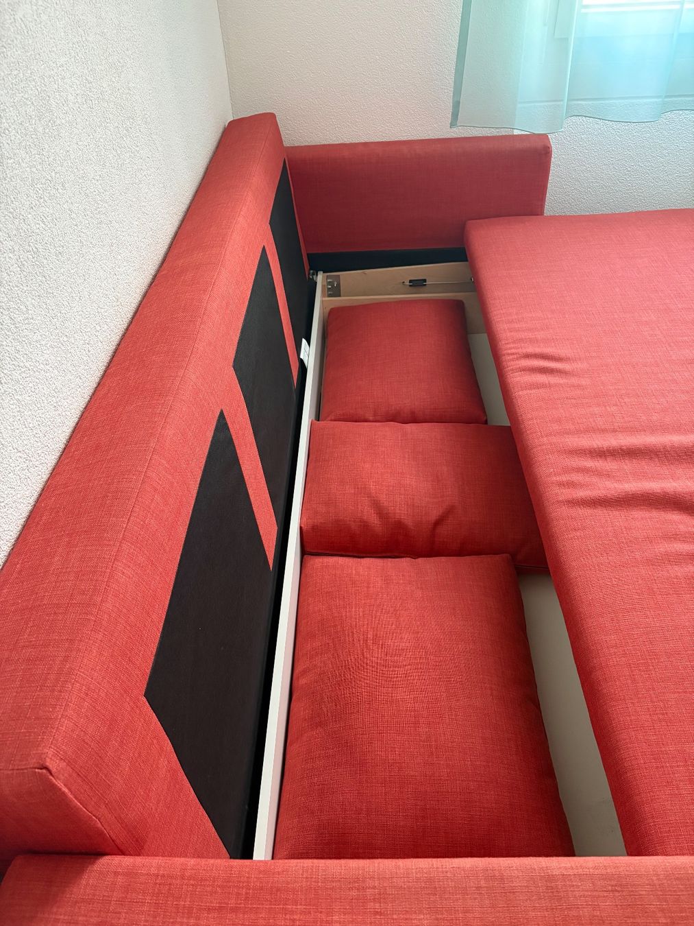 Ikea Divani: Ikea Friheten 3-er Bettsofa Orange – Usato da Wabern venduto da miroko 2
