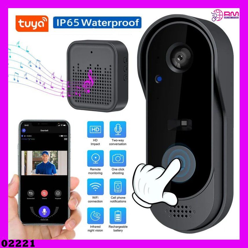 Campanacci mucche: Türklingel mit Kamera Wireless Bundle Video WIFI – Nuovo e nell'imballaggio originale da Unterägeri venduto da RmOnline